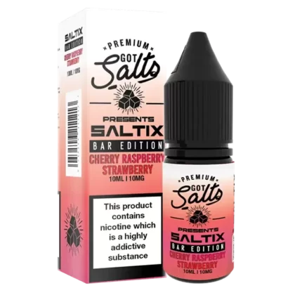 Got Salts SALTIX Cherry Raspberry Strawberry Bar Edition Nic Salt 10ml
