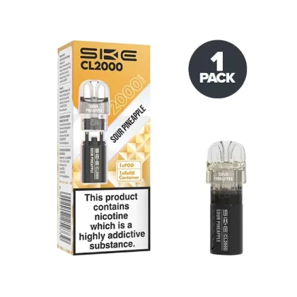 Sour Pineapple SKE CL2000 Prefilled Pods