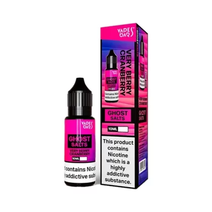 Vapes Bars Ghost Salts Very Berry Cranberry E Liquid 10ml - Nicotine Strength#20mg>10mg