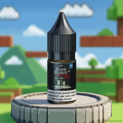 187 Salt Liquid – Supa Black - Vapebazar