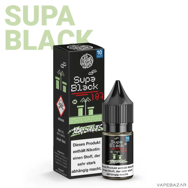 187 Salt Liquid – Supa Black - Vapebazar - Image 2