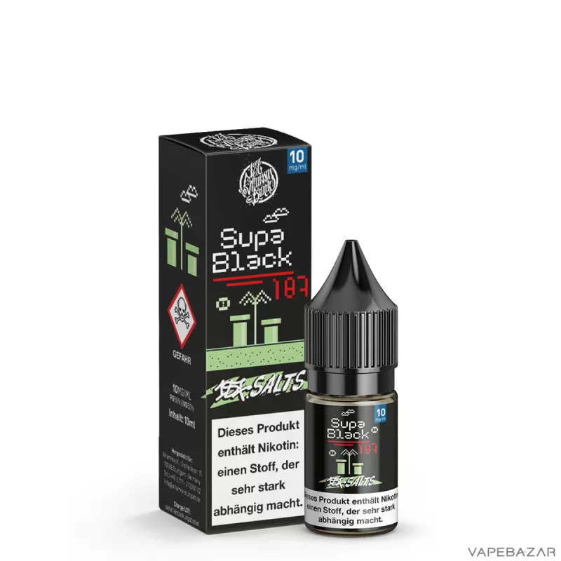 187 Salt Liquid – Supa Black - Vapebazar - Image 3