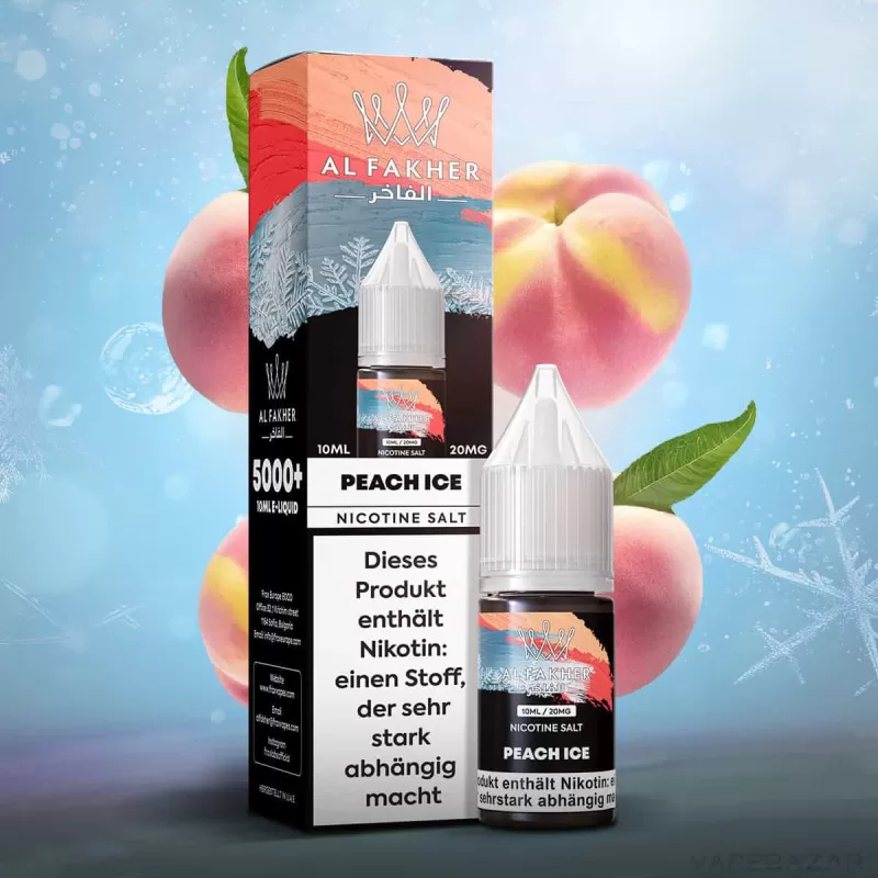 Al Fakher Liquid – Peach Ice - 20mg/ml