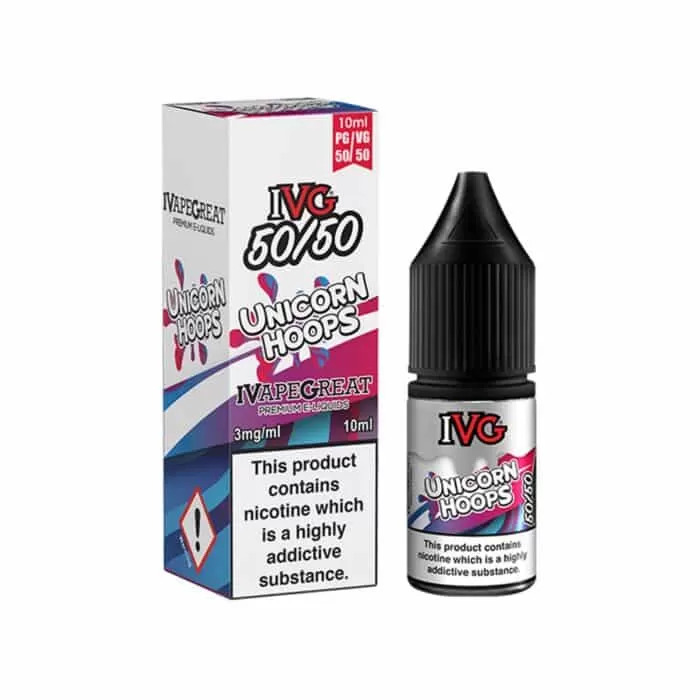 Unicorn Hoops IVG 50/50 e Liquid 10ml – TPD - Vapestorm Co