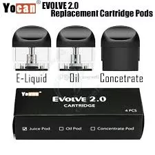 Yocan - Trio/Evolve 2.0 Cartridge Pods - Oil Pod, Concentrate Pod