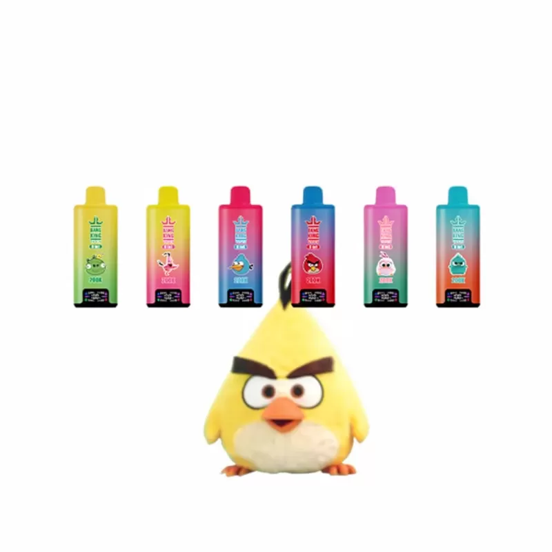 Bang King 200K 8 in 1 Flavors Disposable Vape 200,000 Puffs - Random Flavors, Blue Razz Ice & Peach Ice & Grape Ice & Mango Ice; 3-nicotine, 2-nicotine - Image 2