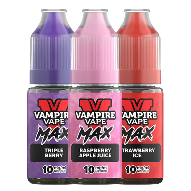 Vampire Vape VV MAX 10ml Nic Salt 10mg - Raspberry Apple Juice