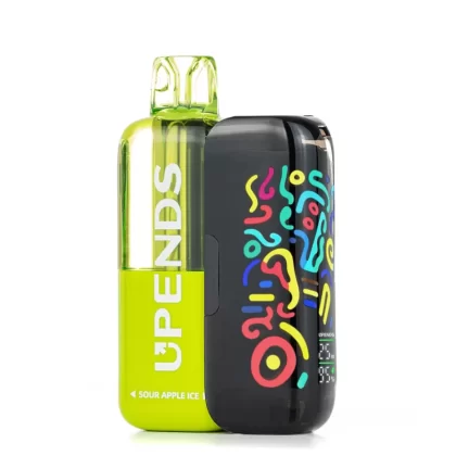 Sour Apple Ice Upends UP9 50k Disposable - Huffvape