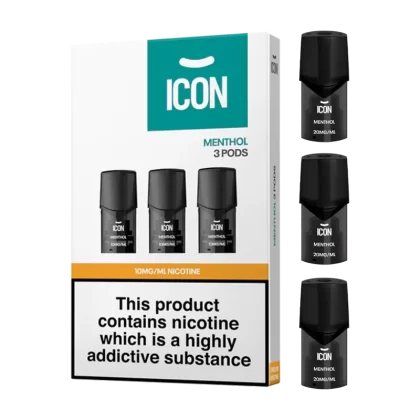 ICON Vape Menthol Pods (Pack of 3) - 10mg - Vape Product