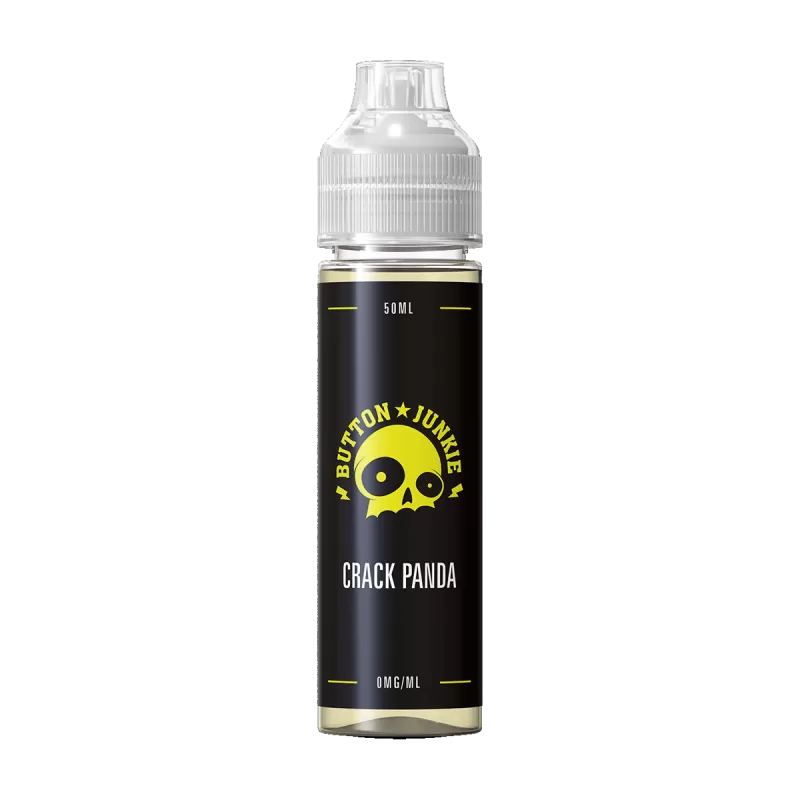 Button Junkie Crack Panda Short Fill - 50ml - NIC SALT SHOT (+£0.99) - Vapeshop Co