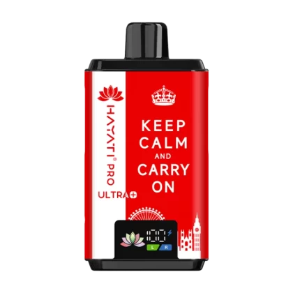 Hayati Pro Ultra Plus 25000 London Souvenir Edition - Lemon & Lime - Keep Calm and Carry On - Ecigwizard