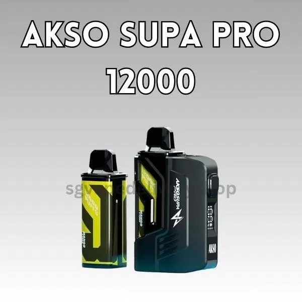 Akso Supa Pro 12000 Puffs - Mango Natade Coco (Cartridge)
