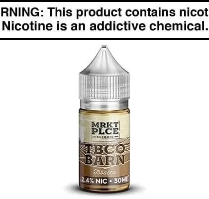 TOBACCO BY TBCO BARN SALTS 30ML - Vapejuice