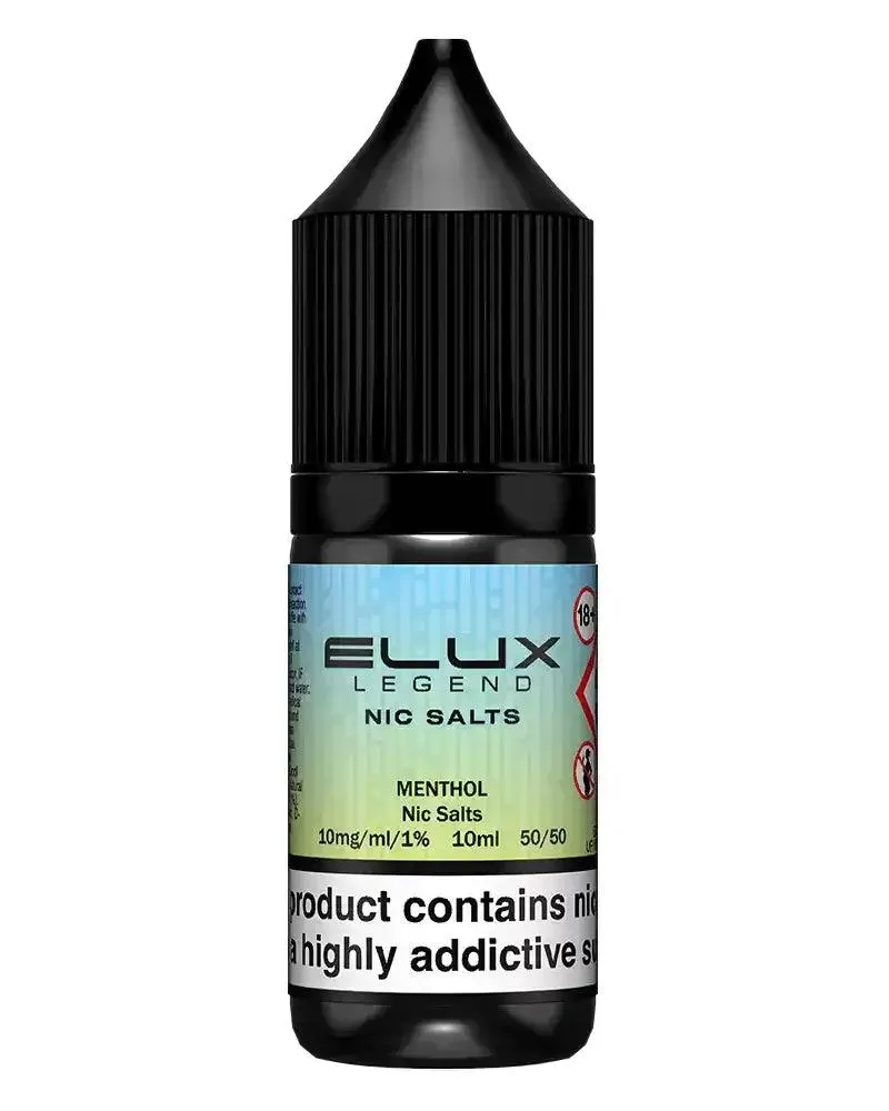 Elux Legend Menthol Nic Salt Vape Juice - 5mg