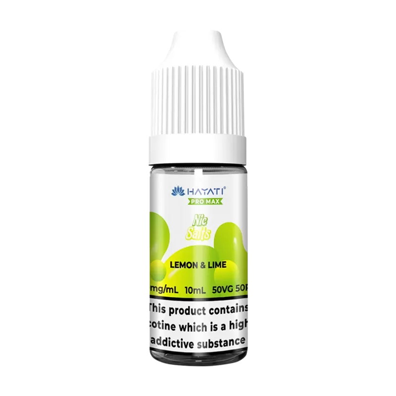 Lemon and Lime Nic Salt by Hayati Pro Max 10ml - 20mg - Vape Product (AB5023)
