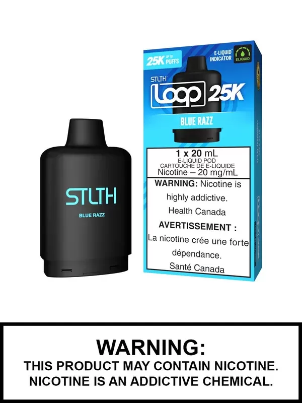 Blue Razz STLTH Loop 25K Pods
