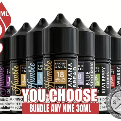 Humble Salt Bundle 9x30ml (270ml)