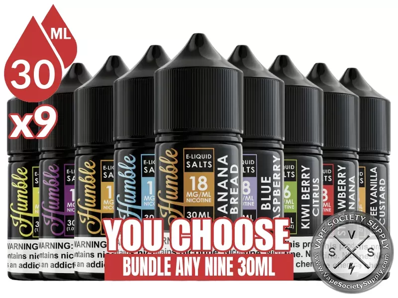 Humble Salt Bundle 9x30ml (270ml)