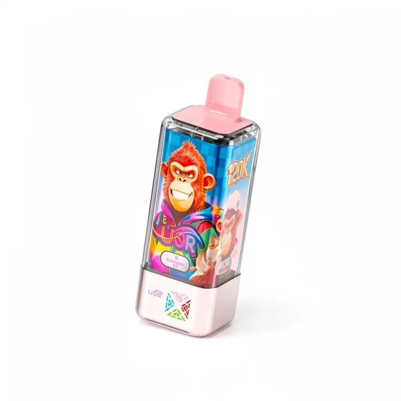UOR 120k Puffs 4-in-1 Vape – EU Warehouse Fast Delivery - Mixed Flavors, Watermelon Ice & Blueberry Mint & Fuji Apple Ice & Lime Romance; 2-nicotine (1F7948)