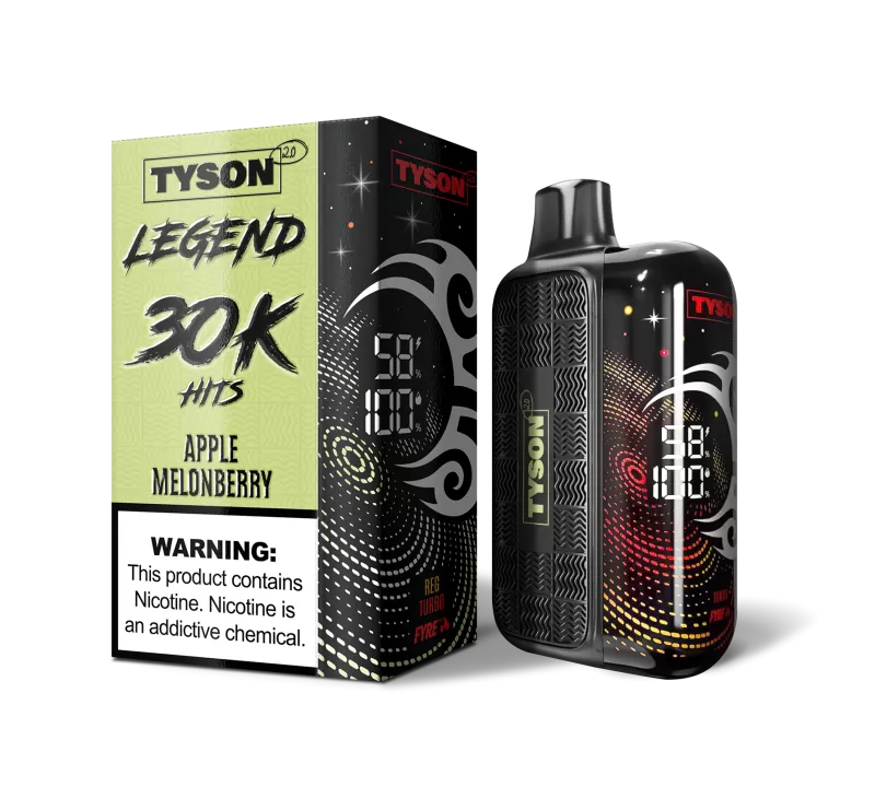Tyson 2.0 "LEGEND" 30K Disposable Device – 30,000 Puffs - Cool Mint - Image 2