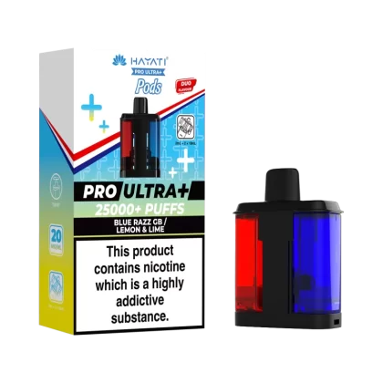 Blue Razz GB / Lemon & Lime Hayati Pro Ultra Plus Refill Pack - Ecigwizard