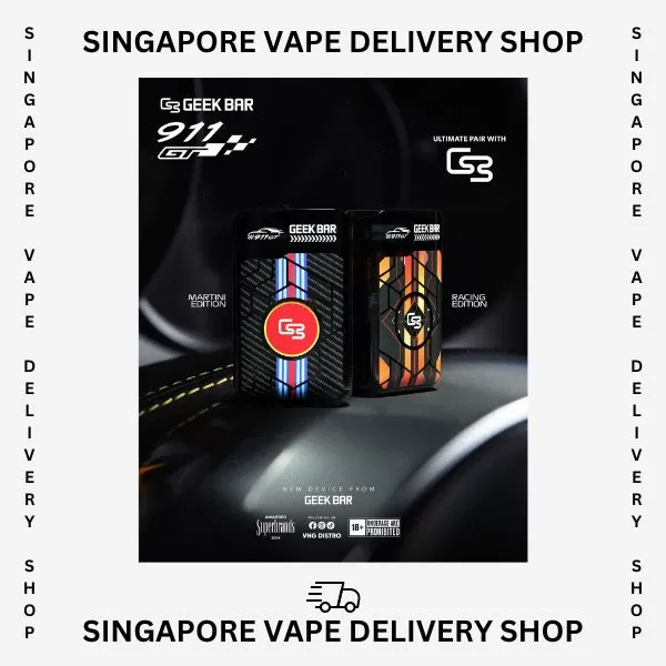 Geekbar 911 GT 16000 Puffs - Starter Kit (Device + Cartridge) / Lychee Raspberry - Image 3