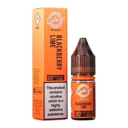 Blackberry Lime Nic Salt E-Liquid by Deliciu - Product Strength#10mg>20mg