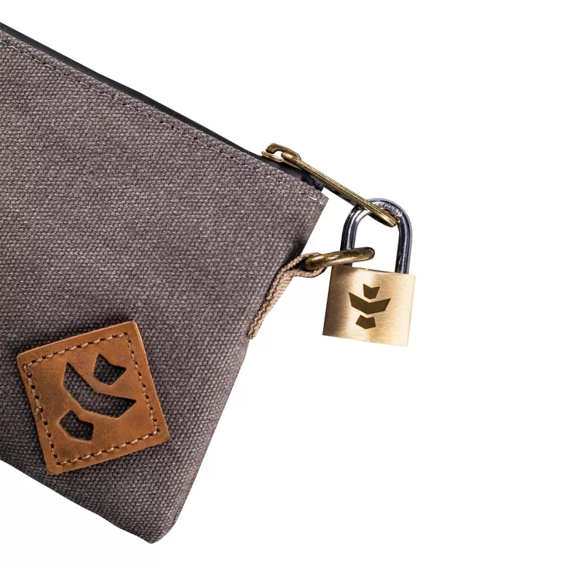 Revelry Mini Broker - Smell Proof Zippered Small Stash Bag - Sage - Image 3