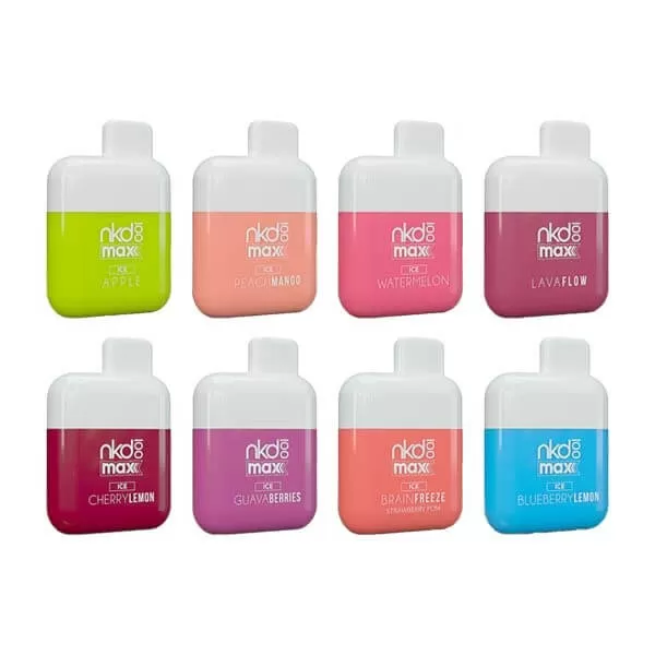 Naked100 Max Disposable 4500 Puffs 10mL | 50mg *** - Ice Guava Berries - Image 2