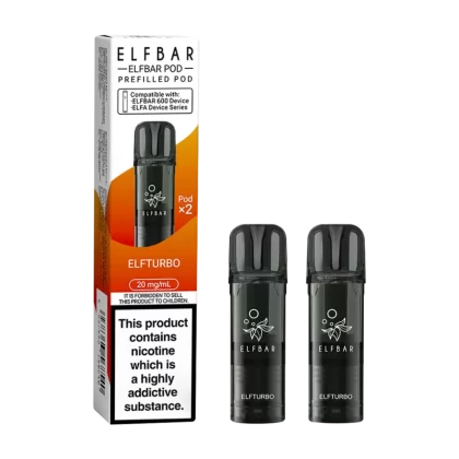 Elfturbo Elfbar 600 Pods - 20mg - Vape Product