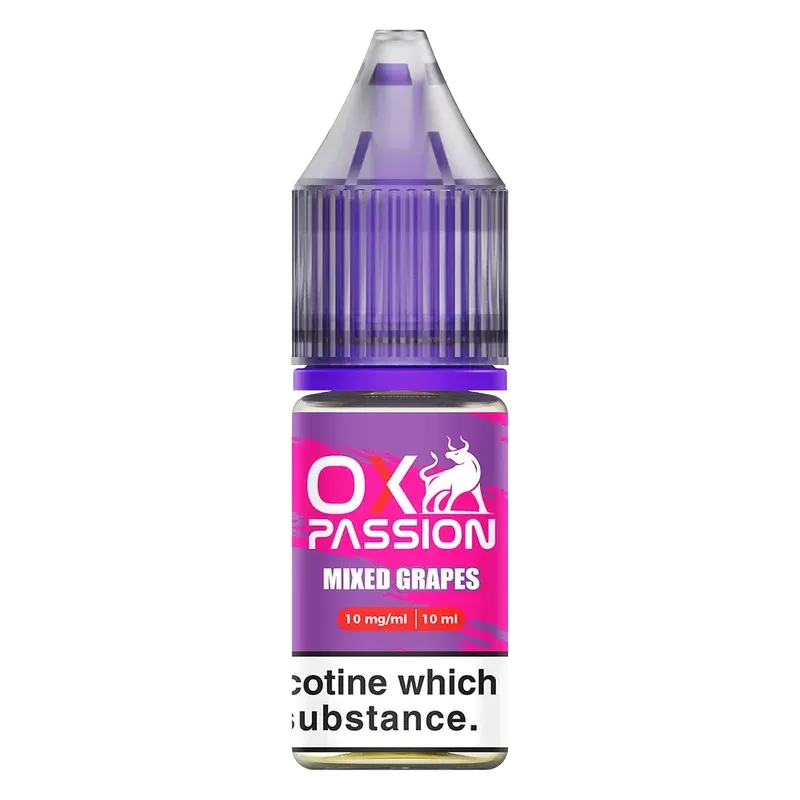 Ox Passion Mixed Grapes Nic Salt E-Liquid by OXVA