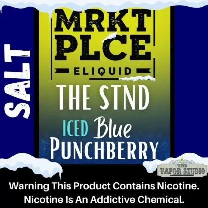 MRKT PLCE (Market Place) THE STND – ICED Blue Punchberry – 30ml Salt Nicotine