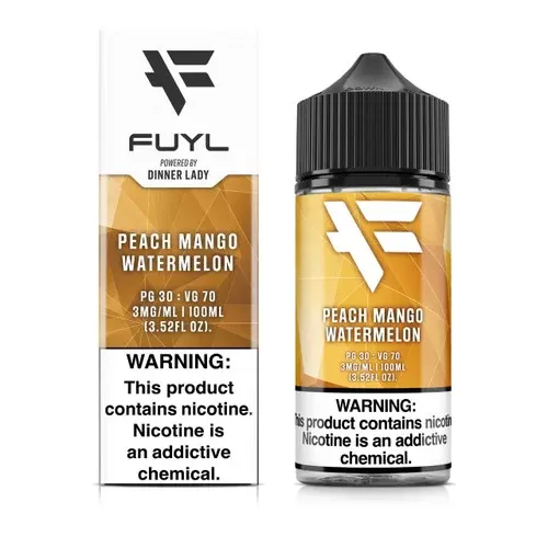 FUYL By Dinner Lady Peach Mango Watermelon 100ml E-Juice