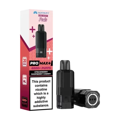 Strawberry Raspberry Cherry Hayati Pro Max+ Refill Pack - Vape Product