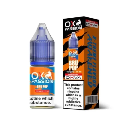 Ox Passion Bru Pop Nic Salts By Oxva
