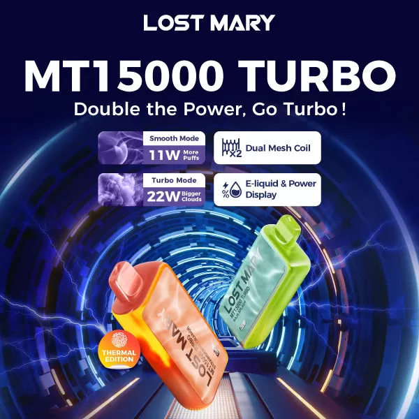 Lost Mary MT15000 Turbo Disposable Device - 15,000 Puffs - Peach+