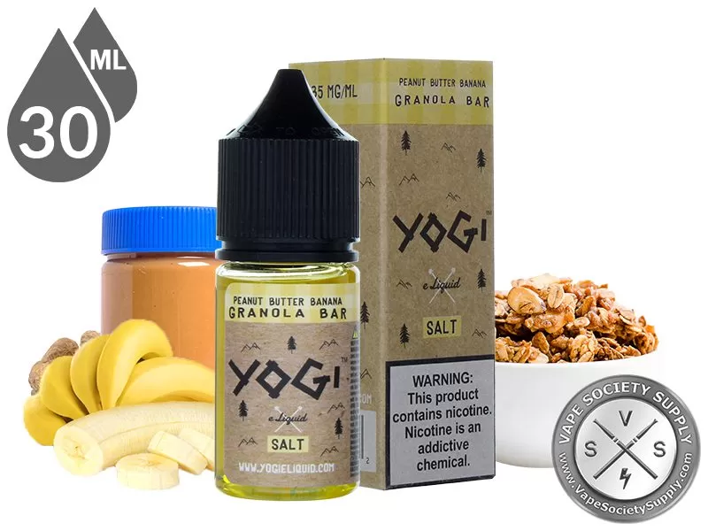 Peanut Butter Banana Granola Bar by YOGI Salt 30ml - Vape Product, Vape Product (D9872A)