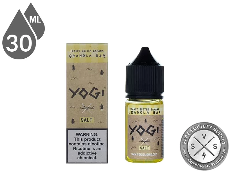 Peanut Butter Banana Granola Bar by YOGI Salt 30ml - Vape Product, Vape Product (D9872A) - Image 2