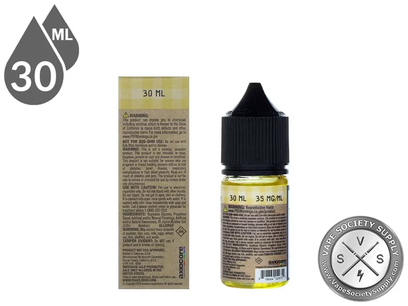 Peanut Butter Banana Granola Bar by YOGI Salt 30ml - Vape Product, Vape Product (D9872A) - Image 3