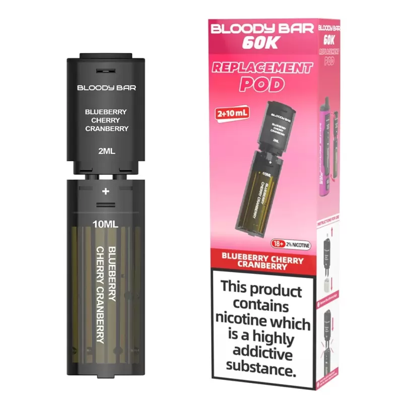 Bloody Bar 60K Prefilled PODS - Watermelon Ice - Londonvapewholesale Co - Image 2