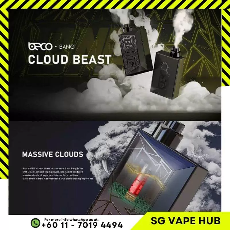 BECO BANG 20000 Puffs - Ice Bang Series / Mango Peach Crush - Image 2