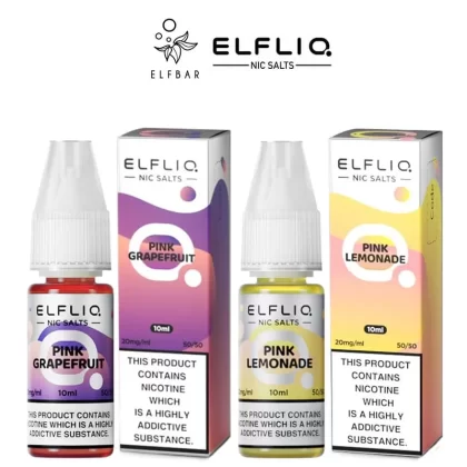 5 ELFLIQ Nic Salts e Liquid 10ml – All Flavours – TPD - Vapestorm Co