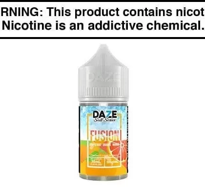 GRAPEFRUIT ORANGE MANGO ICED BY 7 DAZE FUSION SALT 15ML/30ML - Vapejuice