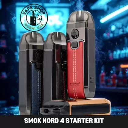 Smok Nord 4 Starter Kit Vape Pod ( Leather Series ) - Black, Blue (E71722)