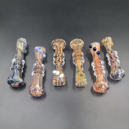 3″ Gold Fumed Tobacco Taster Pipe