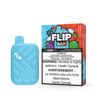 Flip Bar Berry Blast Ice And Straw Melon Ice Disposable Vape Pen