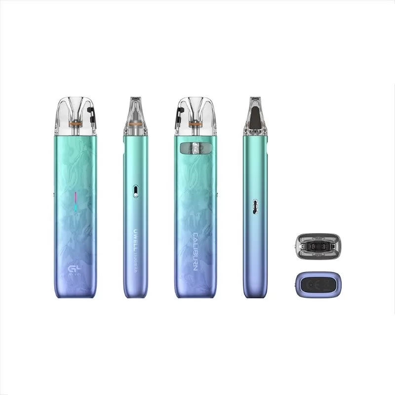 Uwell Caliburn G4 Mini Pod Kit 1100mAh - Peafowl Emerald - Image 3