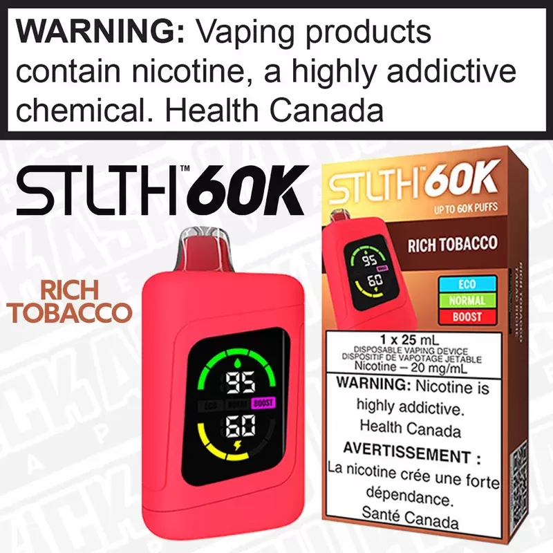 Rich Tobacco STLTH 60K Disposable 25mL
