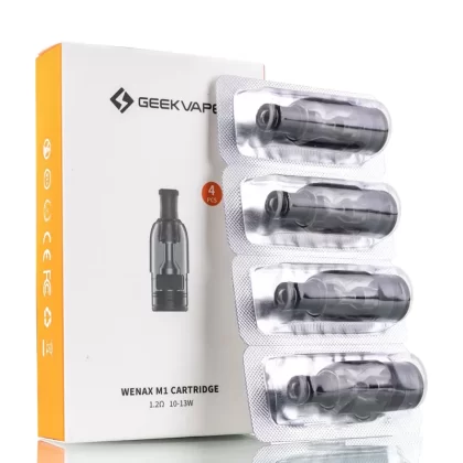GEEKVAPE WENAX M1 REPLACEMENT PODS - 0.8 Ohm, 1.2 Ohm; Single, Pack of 4