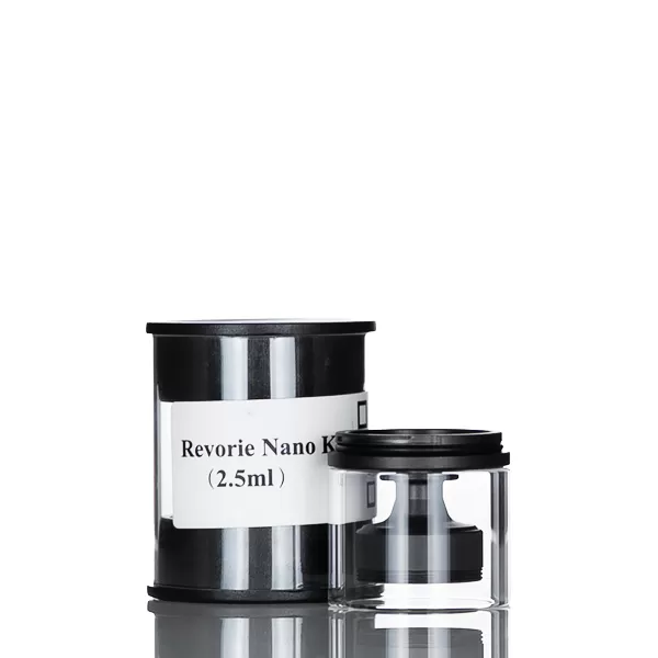 AMBITION MODS REVORIE 2.5ML RTA NANO KIT - Black, Gunmetal - Image 3